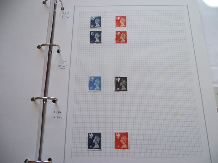 A valuable comprehensive collection of Elizabeth II stamps, hinged in the album (1952-2000)