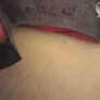 Red Leather & Suede Trim Boots Size 6 Image 5