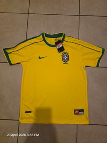 Brazil Home Retro Jersey 1998