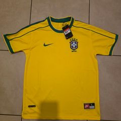 Brazil Home Retro Jersey 1998