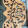 Unique Hand Carved Chinese Wood Plaque Good Fortune and Wealth Symbols Image 5