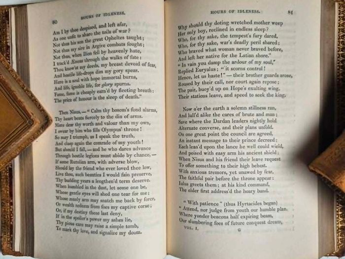 1854. The Poetical Works of Lord Byron. Ten volumes.
