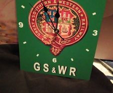 Kingsbridge station novelty clock Irish railway novelty item