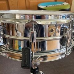PRICE DROP Ludwig Supraphonic LM400 14 X 5" 10-Lug Chrome-Plated Aluminum Snare Drum