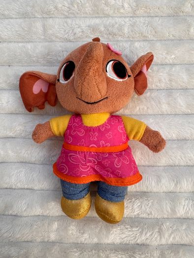 Fisher-Price Sula Elephant Bing's Bing Friend Plush approx. 20 cm. Used Please see photos