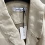 Womens Danish designer knit-ted cream linen and cotton mix slightly oversized jacket/blazer BRAND NEW Image 3