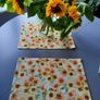 Set of 6 placemats. Matching table runner or cushions  avaliable. Handmade. Image 2