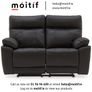 Positano 2-Seater Sofa - Black Image 2