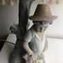 Vintage Porceval Porcelain Lamp Image 3