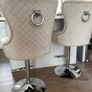 Set of 2 velvet bar stools Image 4