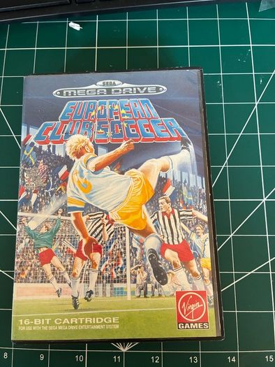 European Club Soccer Sega Megadrive