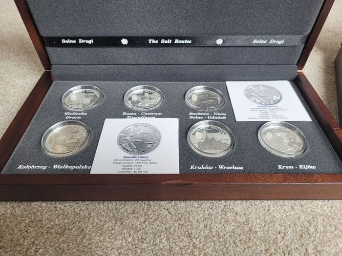 The salt routes silver coin set
