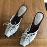 Slip-on heeled sandals, size 37EU Image 3