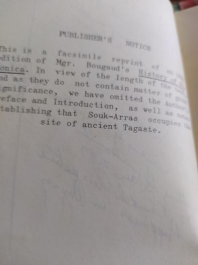 Rare. History of St. Monica, MGR. Bougaud,, Augustine Publishing Co.1983