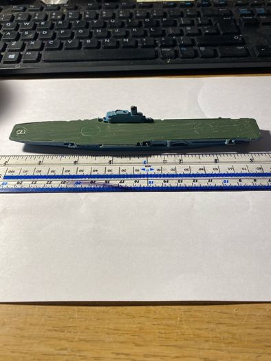Triang Minic ships HMS Bulwark 1959