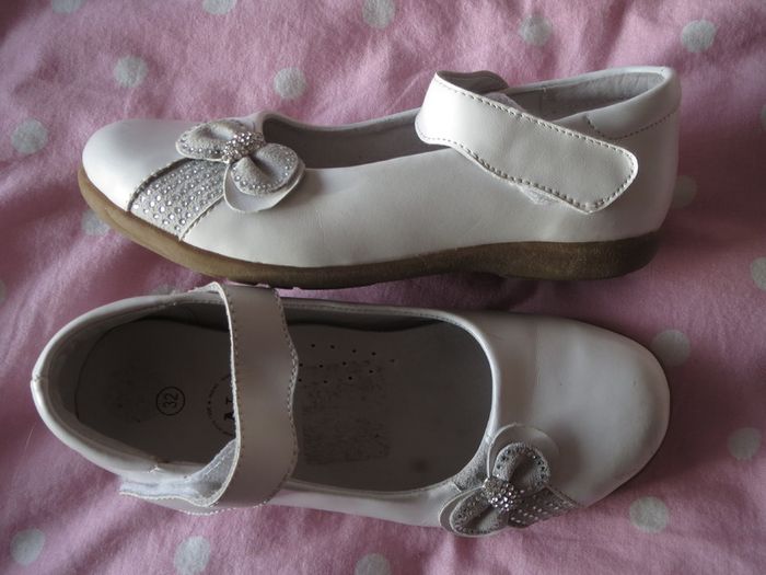Pampolina communion dress and shoes