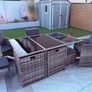 Rattan Outdoor Dining Table and Chairs (10 Seater) Image 2
