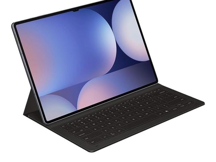 Samsung Galaxy Official AI Book Cover Keyboard with Trackpad for Tab S10+, S9+, Tab S9 FE+, Black