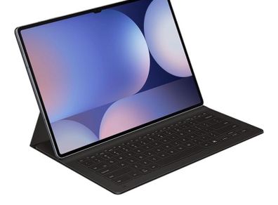 Samsung Galaxy Official AI Book Cover Keyboard with Trackpad for Tab S10+, S9+, Tab S9 FE+, Black