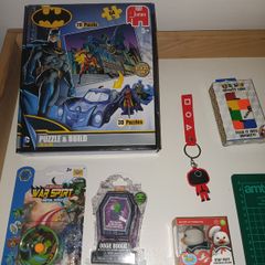 Mixed Toys Collectibles Bundle  Batman, Squid Game, Ghostbusters