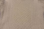 Cream Aran knit wool jumper