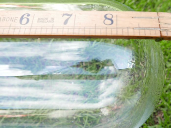 Vintage Handmade Clear Circular Glass Display Cloche Bell Dome With Black Base (dimensions visible in the photos) 50 each