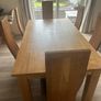 Dining room chairs oak x 6 Image 3