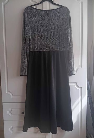 Black and Silver Occasion Dress