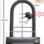 Lock, bicycle lock, U-lock - bike lock - superlock Image 4