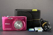 Nikon Coolpix S3100 digital camera pink