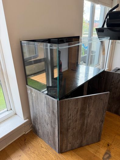350L Marine Aquarium with cabinet & custom sump
