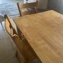 Solid wood dining table & 6 chairs Image 3
