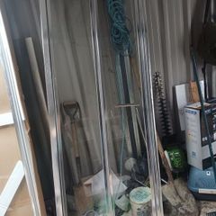 760mm infold shower door