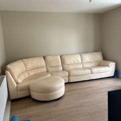 Natuzzi leather sofa
