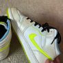 Air Jordan 1 Mid SE GS Warped Swoosh Trainers UK 5.5 Image 4