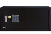 Laptop Alarmed Value Safe, 130 db built in Alarm, Steel Construction, Steel Locking Bolts, Emergency Overide Key, Wall and Floor Fixings, Black, 24 Litre Capacity 20 x 43 x 35 cm (FREE POSTAGE)