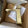 Brushed Gold Basin Mixer Image 5