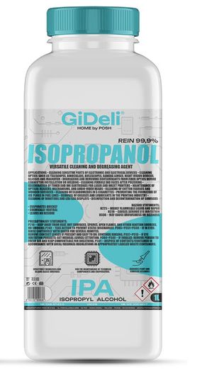Isopropyl Alcohol 99% - 1 L - Tech grade