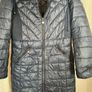 Navy Bernardo Puffer Coat With Hood Image 5