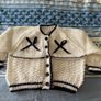 Baby Girl Dress with hairband & cardigan - see 2 pics Image 2