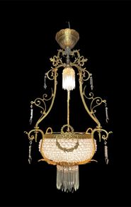 FLASH SALE ! WAS 795 NOW 640 ! Exquisite Large Italian Brass Chandelier.