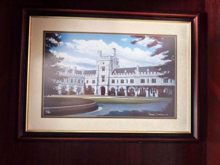 Peadar Drinan. The Quad UCC. Signed Limited Edition Print