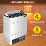9 KW Electric Sauna Heater Stove Internal Controller Overheating Protection Spa Sauna Room Steam Generator Image 2