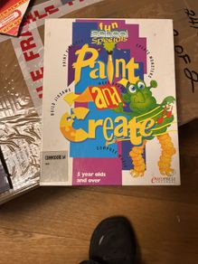 Rare "thought to be lost" C64 Game - Fun School Specials: Paint and Create (1993 Cassette)