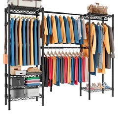 Expandable Heavy Duty Metal Closet Rack