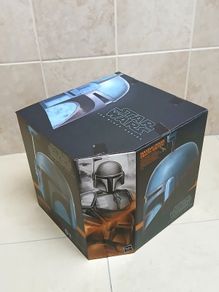Star Wars Mandalorian Death Watch Black Series Full Size Helmet - Brand New and Sealed