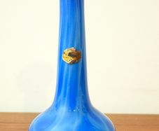 Mid Century Lotus Vase not Murano