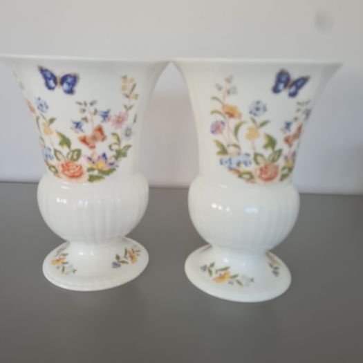4 Large Vases Aynsley Cottage Garden