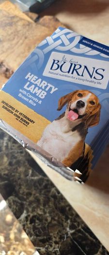 Burns dog food x6 Free to a good dog