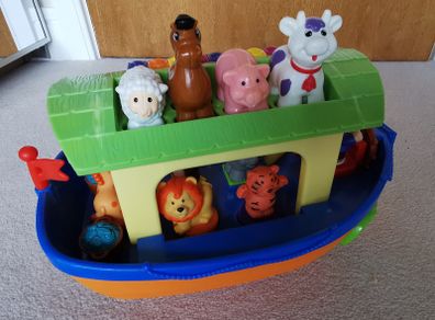 Noah's Ark toy, in Polish, Big Steps Noah's Activity Ark